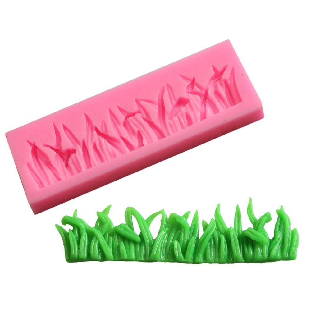 3D Grass Soap Mould Fondant Cake Decoration Mold Silicone DIY Baking Tool