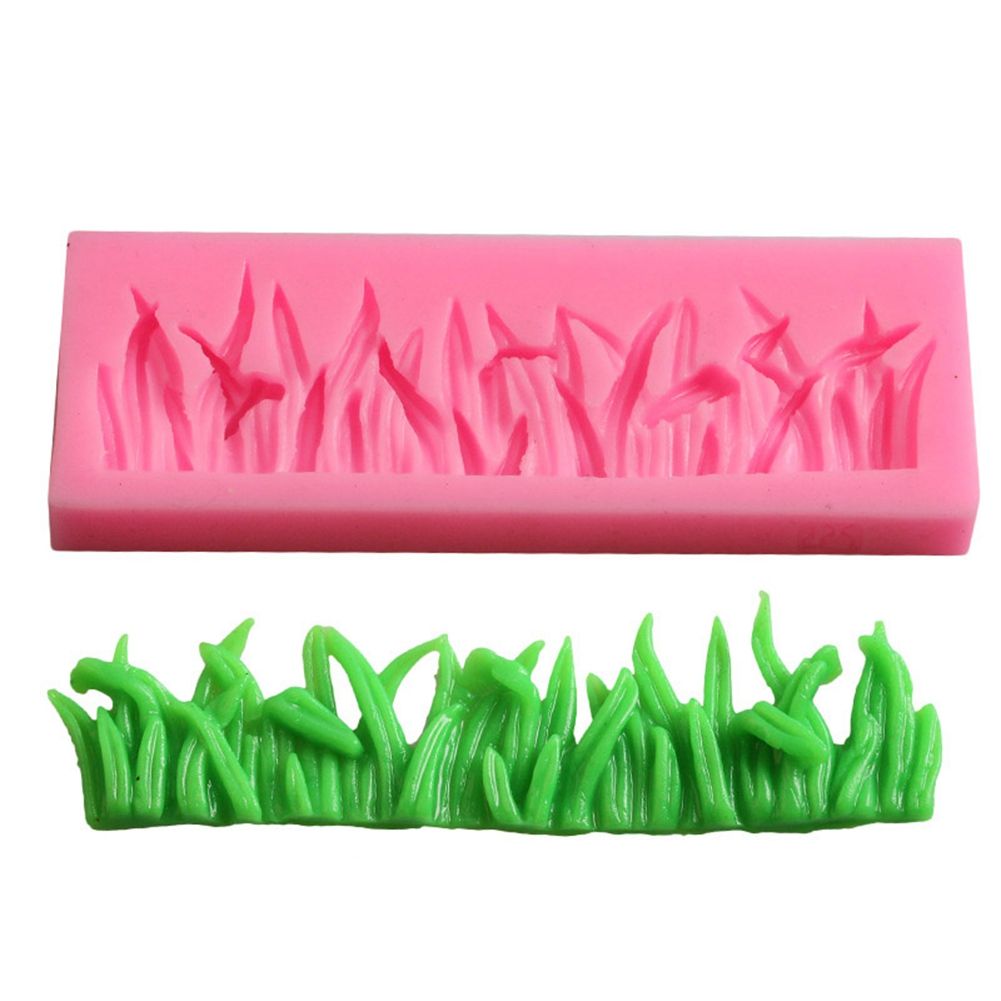 3D Grass Soap Mould Fondant Cake Decoration Mold Silicone DIY Baking Tool