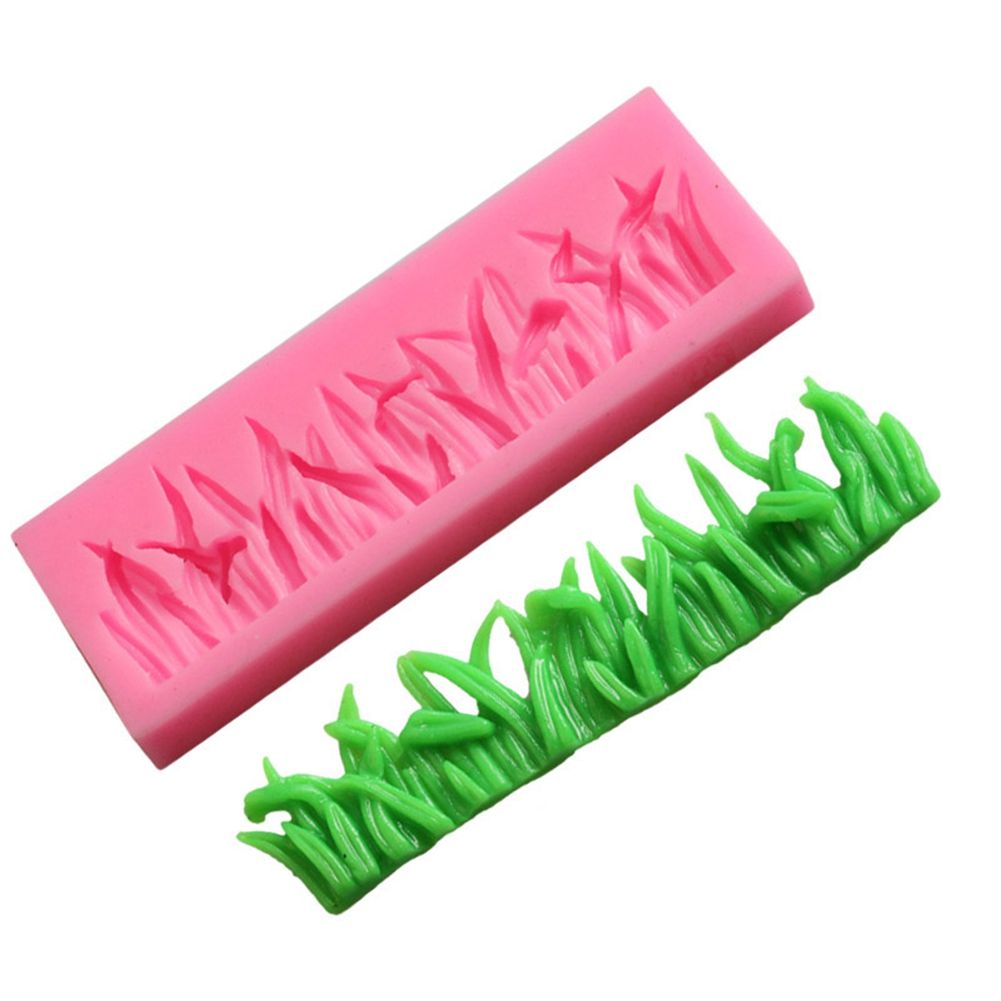 3D Grass Soap Mould Fondant Cake Decoration Mold Silicone DIY Baking Tool