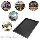 Rectangle Shape Solid Wood Tea Coffee Snack Food Meals Serving Tray Plate Trays 40 x 30 cm