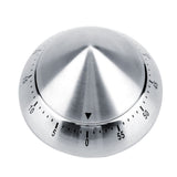 Fashionable Stainless Steel 60 Minutes Count Down Mechanical Cooking Timer Kitchen Tool Silver