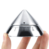 Fashionable Stainless Steel 60 Minutes Count Down Mechanical Cooking Timer Kitchen Tool Silver - Extra Image
