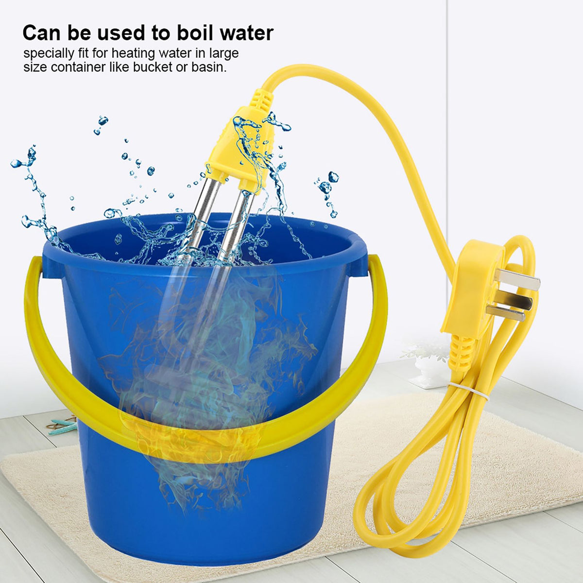 Portable Electric Immersion Heater Boiler Spiral Tube Water Heating Element AU Plug 220V