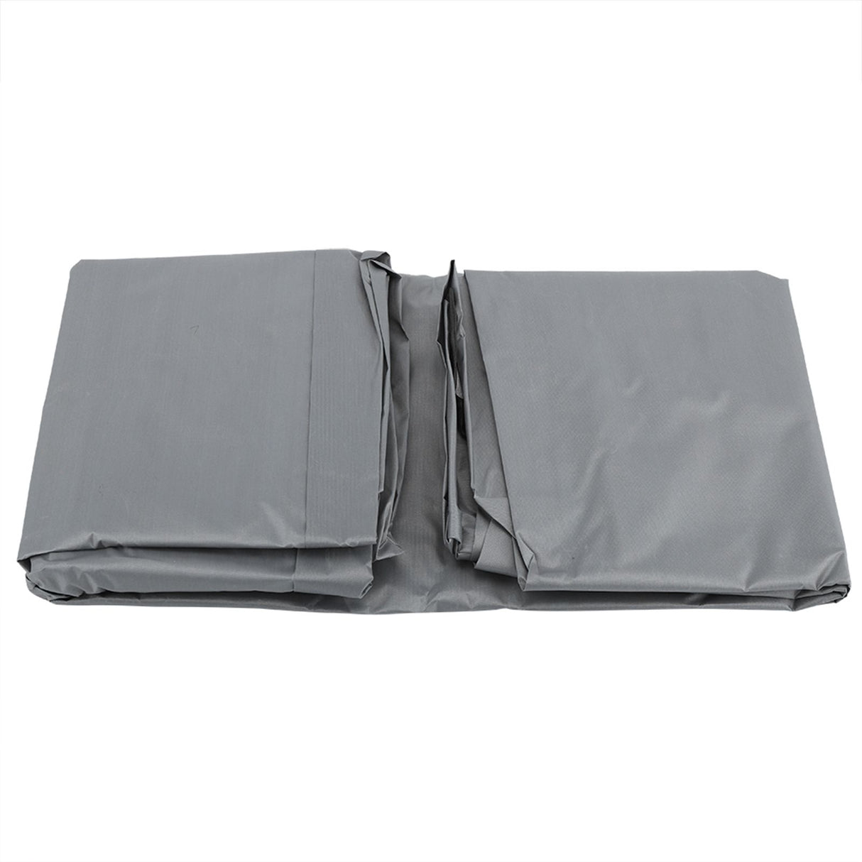 Round Table Dust Cover Outdoor Waterproof Garden Patio Furniture Covers(Gray)