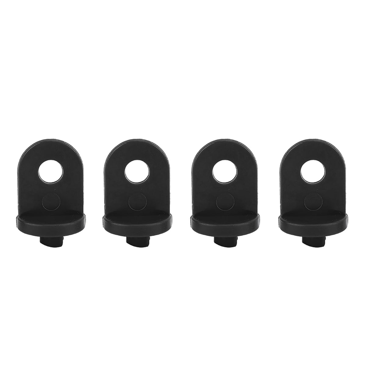 10 PCS Plastic Greenhouse Hook Plant Flower Hanger (Black)