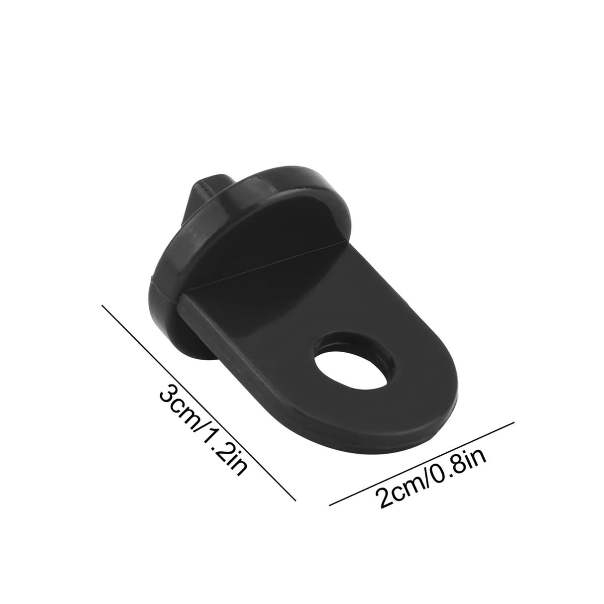 50 PCS Plastic Greenhouse Hook Plant Flower Hanger (Black)
