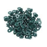 50 PCS Plastic Greenhouse Hook Plant Flower Hanger (Green)
