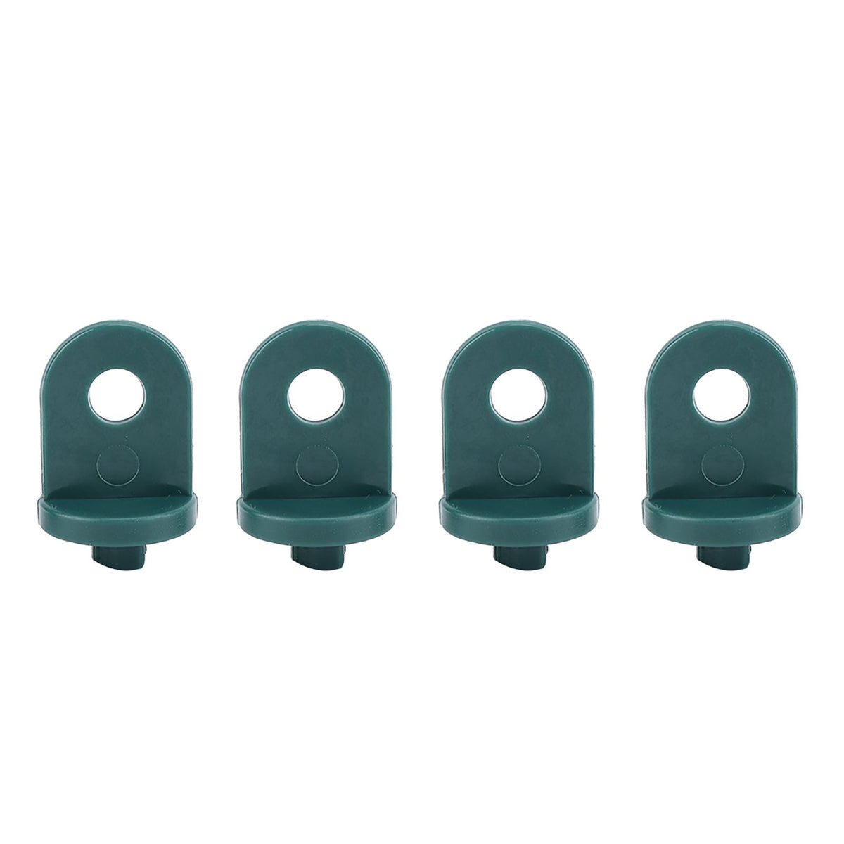 50 PCS Plastic Greenhouse Hook Plant Flower Hanger (Green)