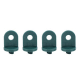 50 PCS Plastic Greenhouse Hook Plant Flower Hanger (Green) - 45-Degree Angle