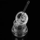 245ml Transparent Beehiveshaped Honey Jar with Dripper Stick for Storing and Dispensing Honey - Extra Image