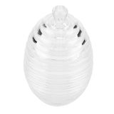 265ml Transparent Beehive shaped Honey Jar with Dripper Stick for Storing and Dispensing Honey