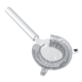 Stainless Steel Cocktail Drainer Filter Beverage Filtering Tool for Bar Restaurant 19.7*10.4cm - Side View