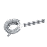 Stainless Steel Cocktail Drainer Filter Beverage Filtering Tool for Bar Restaurant 19.7*10.4cm - Close-Up Angle