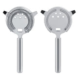 Stainless Steel Cocktail Drainer Filter Beverage Filtering Tool for Bar Restaurant 19.7*10.4cm