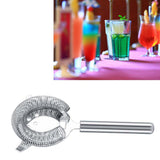 Stainless Steel Cocktail Drainer Filter Beverage Filtering Tool for Bar Restaurant 19.7*10.4cm - Extra Image