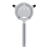 Stainless Steel Cocktail Drainer Filter Beverage Filtering Tool for Bar Restaurant 19.7*10.4cm - Extra Image