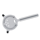 Stainless Steel Cocktail Drainer Filter Beverage Filtering Tool for Bar Restaurant 19.7*10.4cm