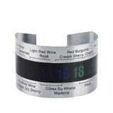 Stainless Steel Wine LCD Thermometer Bottle Beer Red Wines Bracelet Temperature Sensor