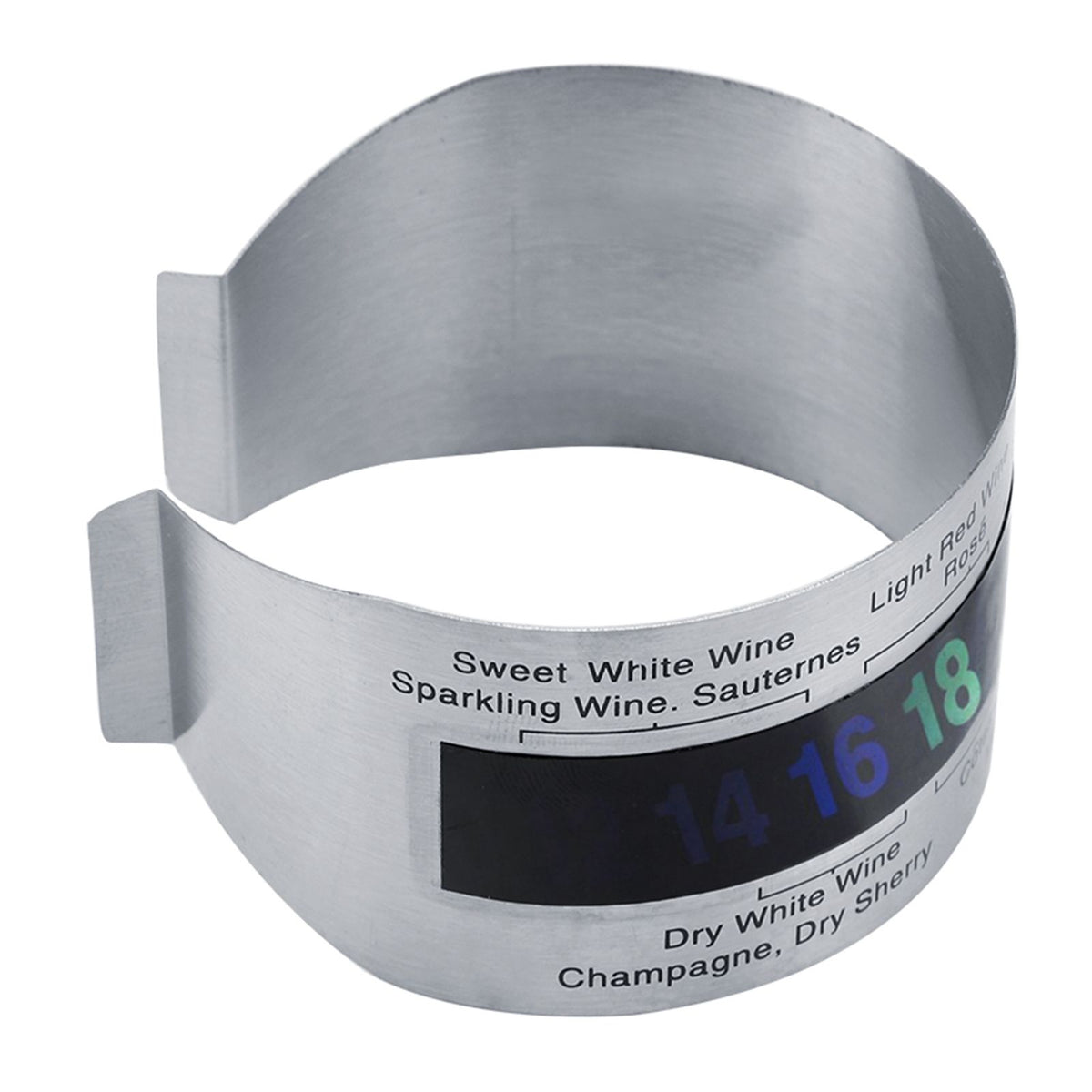 Stainless Steel Wine LCD Thermometer Bottle Beer Red Wines Bracelet Temperature Sensor