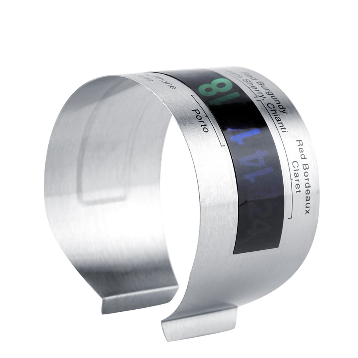 Stainless Steel Wine LCD Thermometer Bottle Beer Red Wines Bracelet Temperature Sensor