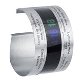Stainless Steel Wine LCD Thermometer Bottle Beer Red Wines Bracelet Temperature Sensor - Low Angle
