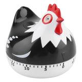 Chicken Pattern Countdown Kitchen Timer Reminder for Cooking Baking - Rear View