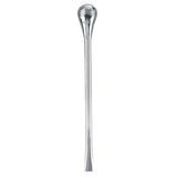 Stainless Steel Metal Drinking Straw Spoon Resuable Washable Cocktail Spoons L - Close-Up Angle