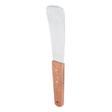 Stainless Steel Ice Cream Shovel with Wooden Handle Dessert Spade Butter Cutter Kitchen Utensil - Side View