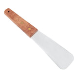 Stainless Steel Ice Cream Shovel with Wooden Handle Dessert Spade Butter Cutter Kitchen Utensil - 45-Degree Angle