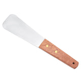 Stainless Steel Ice Cream Shovel with Wooden Handle Dessert Spade Butter Cutter Kitchen Utensil - Rear View