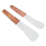 Stainless Steel Ice Cream Shovel with Wooden Handle Dessert Spade Butter Cutter Kitchen Utensil