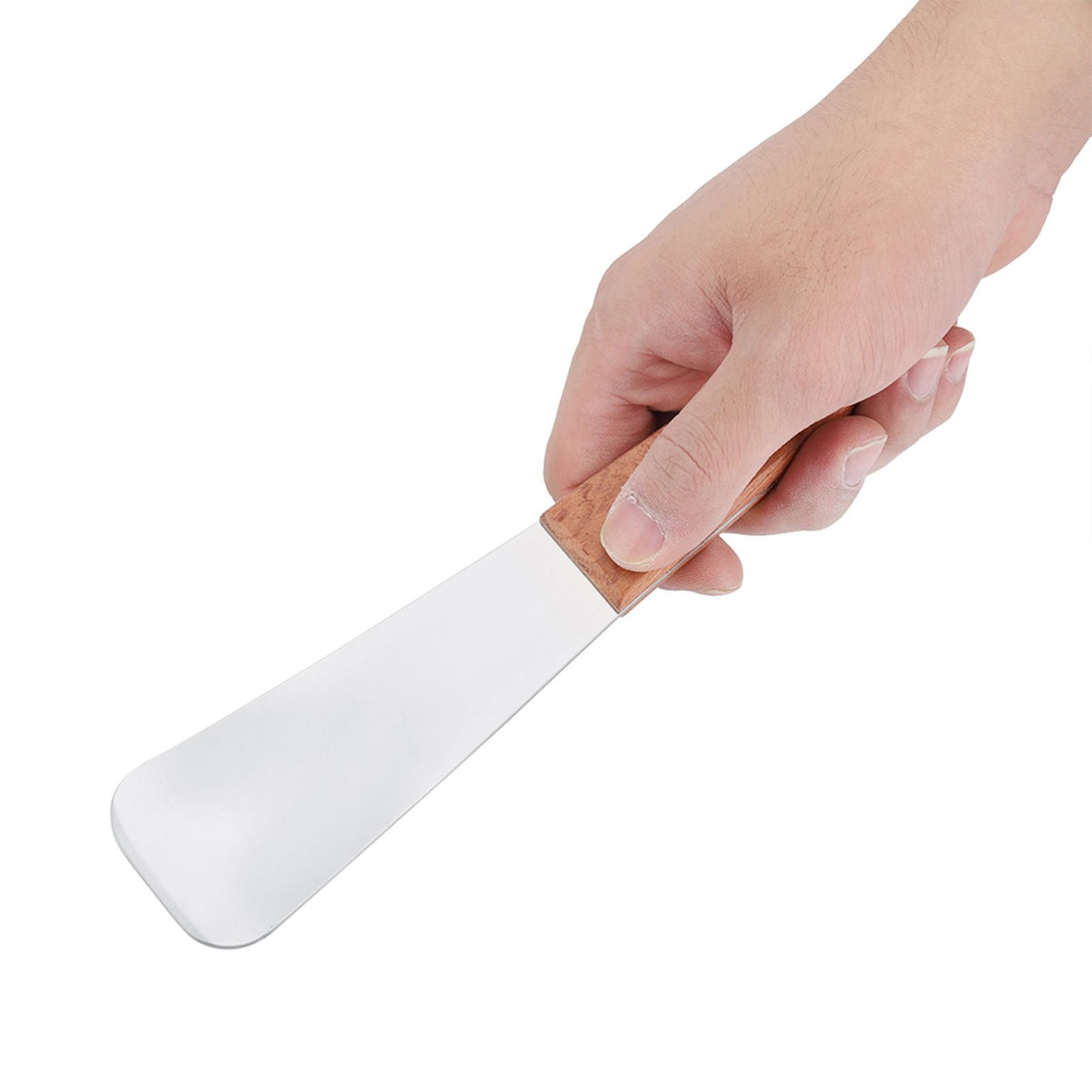 Stainless Steel Ice Cream Shovel with Wooden Handle Dessert Spade Butter Cutter Kitchen Utensil