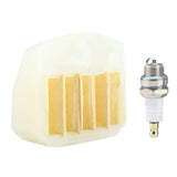 Air Filter L7T Spark Plug Kit for Husqvarna 340 345 346 350 351 353 Chainsaw - Rear View