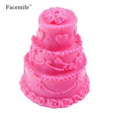 Pudding Fondant Cake Decorative Silicone DIY Mold Soap Making Tool - Side View