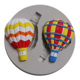 Hot Air Balloon Pattern Fondant Cake Decorative Baking Silicone DIY Mold (50-615) - Side View