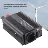 Correction Sine Wave Inverter 12 V Converter 220V 600W Power Converter with Solar Panel - Front View