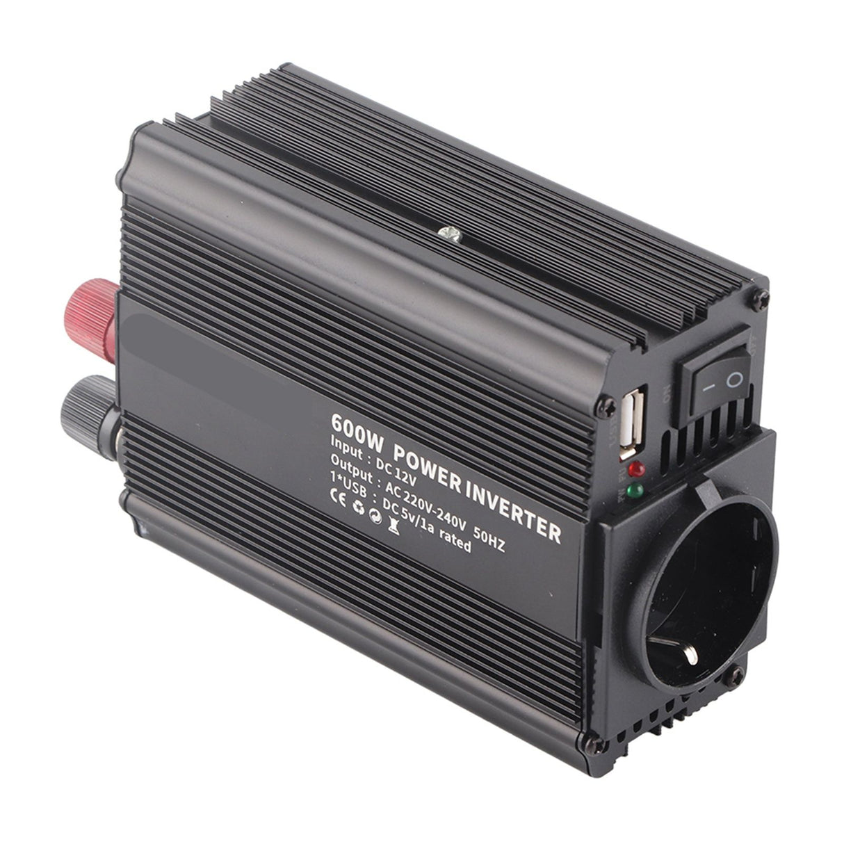 Correction Sine Wave Inverter 12 V Converter 220V 600W Power Converter with Solar Panel