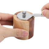 Manual Pepper Grinder Sea Salt Herbs Spices Mill Grinding Tool with Long Crank - Side View