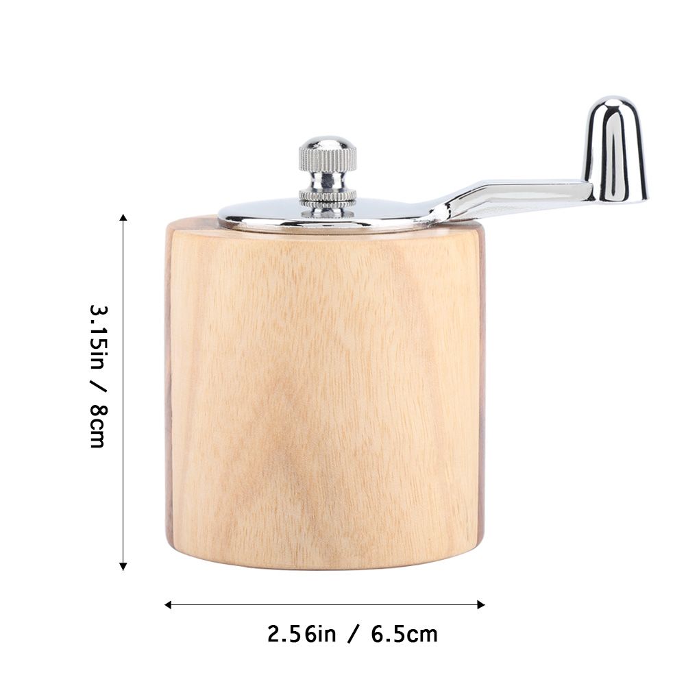 Manual Pepper Grinder Sea Salt Herbs Spices Mill Grinding Tool with Long Crank