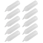 240ml 10pcs / Set Plastic Condiment Dispenser for Sauce Oil Cream Vineger (White)