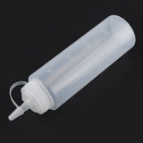 240ml 10pcs / Set Plastic Condiment Dispenser for Sauce Oil Cream Vineger (White) - Extra Image