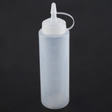 240ml 10pcs / Set Plastic Condiment Dispenser for Sauce Oil Cream Vineger (White) - Extra Image