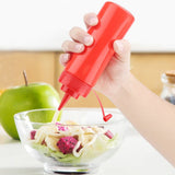 340ml 10pcs / Set Plastic Condiment Dispenser for Sauce Oil Cream Vineger (Red) - Extra Image