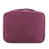 Portable Storage Bag for USB Cable Power Bank Headphone Digital Garget Organizer(Purple)