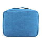 Portable Storage Bag for USB Cable Power Bank Headphone Digital Garget Organizer(Blue)