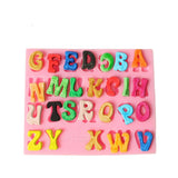 Letter Shape Cake Baking Cookie Chocolate Sugar Paste Food Silicone Mold Bakeware - Side View