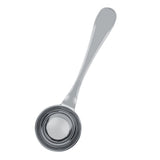 Stainless Steel Long Handled Tea Coffee Measuring Spoon Scoop Tablespoon (15ml) - Front View