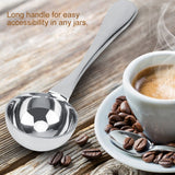 Stainless Steel Long Handled Tea Coffee Measuring Spoon Scoop Tablespoon (25ml) - Extra Image