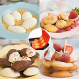 Shell Pattern Fondant Cake Decorative Baking Silicone DIY Mold Soap Making Tool - Top-Down View