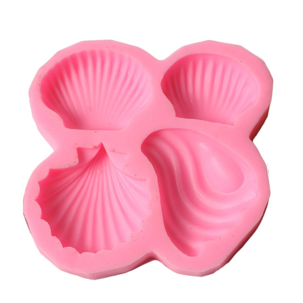 Shell Pattern Silicone DIY Mold Fondant Cake Decorative Baking Soap Making Tool